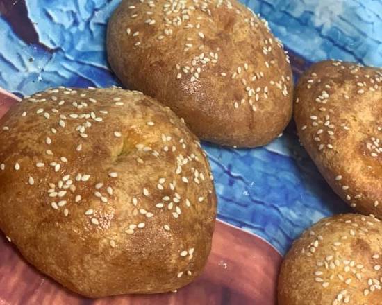Order Parmesan Bagels 3/bag food online from Sweetland Bakery store, Schaumburg on bringmethat.com