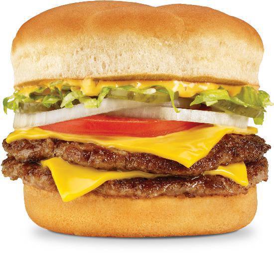 Order Double Cheese Burger Combo food online from A&W Restaurant store, Tampa on bringmethat.com