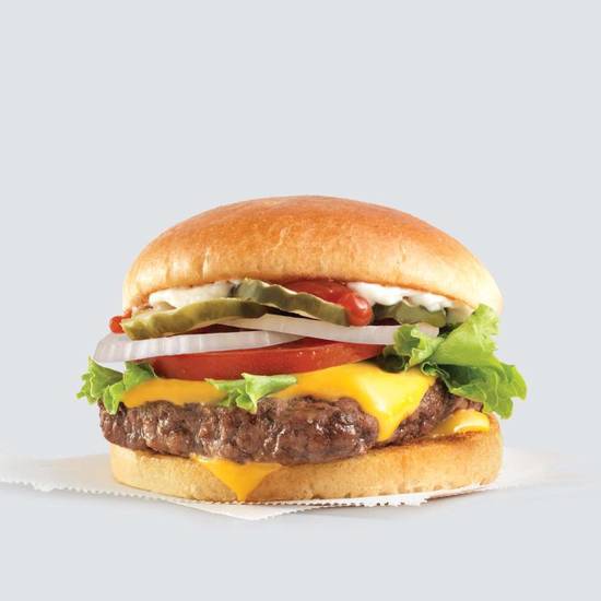 Order Dave's Single® food online from Wendy store, Dickinson on bringmethat.com