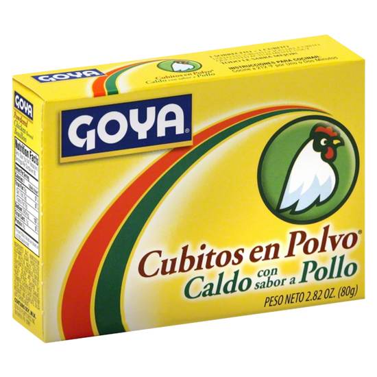 Order Goya Chicken Flavored Bouillon 2.82oz food online from Everyday Needs by Gopuff store, Tampa on bringmethat.com