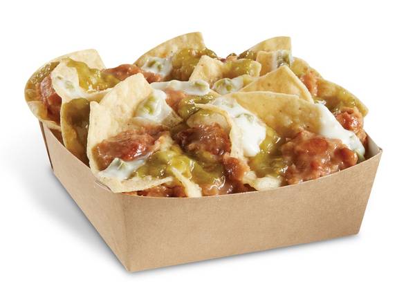Order 3 Layer Queso Nachos food online from Del Taco store, Orlando on bringmethat.com