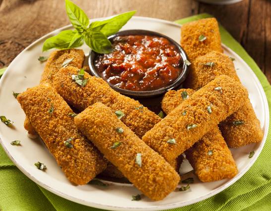Order Mozzarella Sticks (6 pcs) food online from Chicken Salad Bar store, New York on bringmethat.com