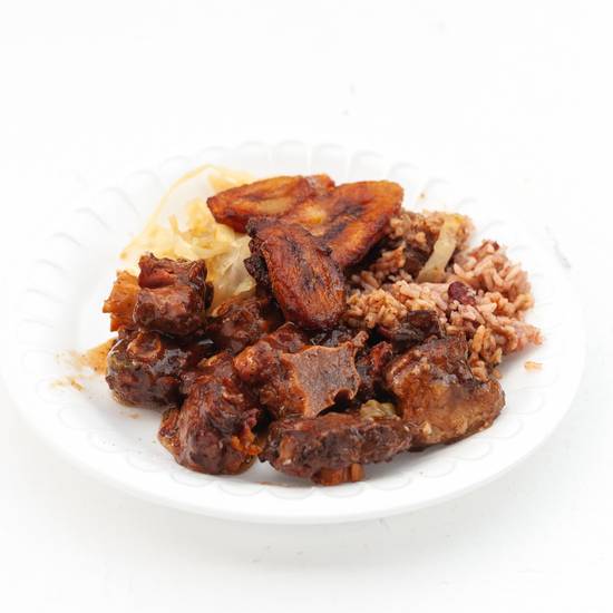 Order Oxtails Large food online from Lawrence Caribbean Restaurant store, Charlotte on bringmethat.com