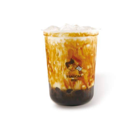 Order Brown Sugar Bubble Milk Swirl food online from Tsaocaa store, Philadelphia on bringmethat.com