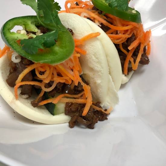 Order "Banh Mi" Sliders (2) food online from PhoNatic Vietnamese Restaurant store, Austin on bringmethat.com