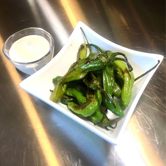Order Seared Shishito Peppers Regular food online from Koku Cafe + Market store, Seattle on bringmethat.com
