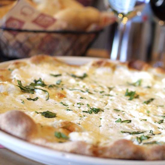 Order White Pie food online from La Piazza store, Merrick on bringmethat.com