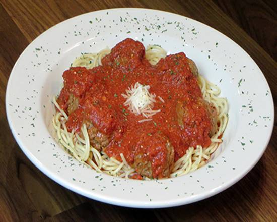 Order Spaghetti and Meatball Entree - ( Entree only ) food online from Best Ny Pizza store, Tampa on bringmethat.com