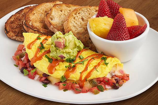 Order Oaxaca (Wah-Haw-Kah) Omelet food online from Silver store, Bethesda on bringmethat.com