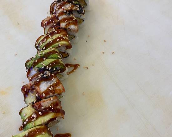 Order Dragon Roll food online from Shiro Sushi Teriyaki store, Portland on bringmethat.com