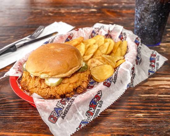 Order Spicy Chicken Sandwich food online from Graffiti Junktion Llc store, Orlando on bringmethat.com