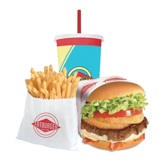 Order Western Bacon BBQ Fatburger Meal food online from Fatburger store, Los Angeles on bringmethat.com