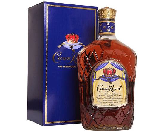Order Crown Royal Deluxe, 1.75L whiskey (40.0% ABV) food online from Woodbury Wine & Spirits store, ORLANDO on bringmethat.com