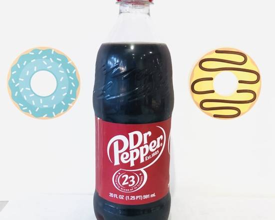 Order Bottle Soda: DR Pepper  food online from Donut Tacos Palace store, Austin on bringmethat.com