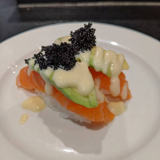 Order Salmon with mild miso sauce food online from Boss Sushi store, Beverly Hills on bringmethat.com