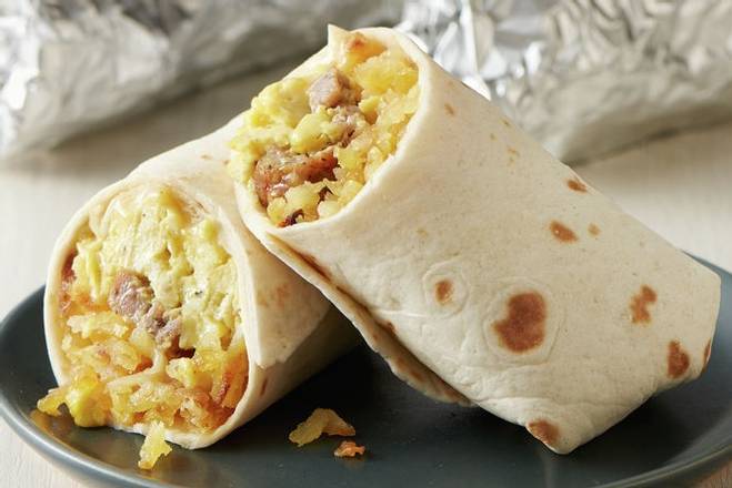 Order Meaty Breakfast Burrito food online from The Royal Breakfast store, Fort Myers on bringmethat.com