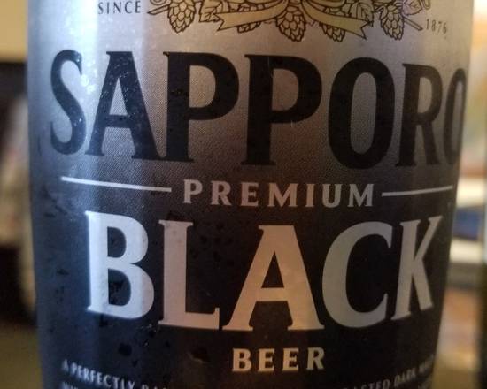 Order Sapporo Premium Black, 22oz canned beer (5.0% ABV) food online from Hokkaido store, Winter Springs on bringmethat.com