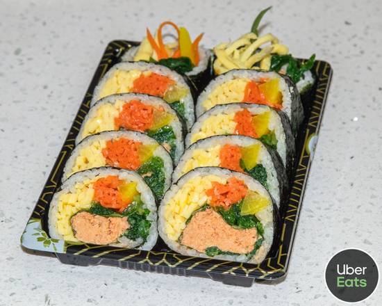 Order Tuna - Mild Kimbob (참치 - 보통) food online from K Street Snack Inc store, Mason on bringmethat.com