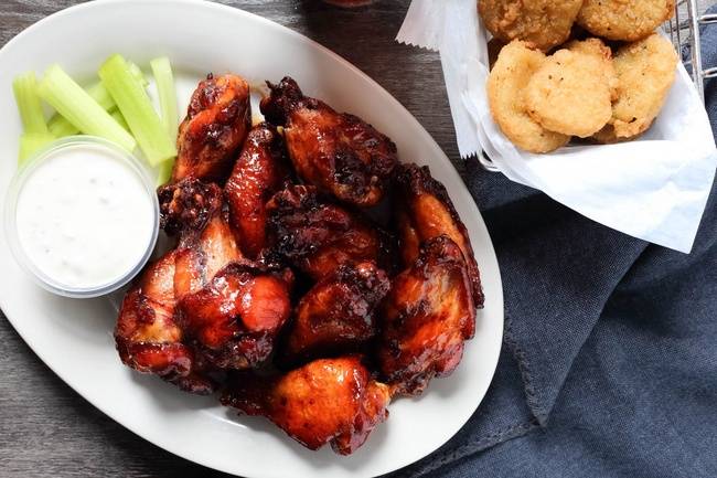Order Wings food online from Red Hot and Blue store, Fairfax on bringmethat.com