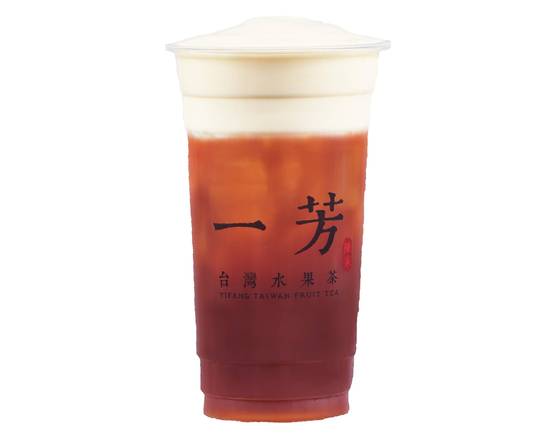 Order Salted Cream Black Tea 紅茶海鹽奶蓋 food online from Yifang Taiwan Fruit Tea store, SF on bringmethat.com