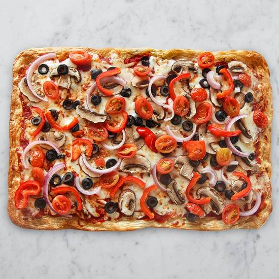 Order Garden Veggie Pizza food online from Boudin store, Walnut Creek on bringmethat.com