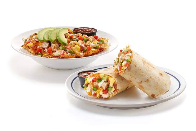 Order  Southwest Chicken Burrito & Bowl food online from IHOP store, Williamstown on bringmethat.com