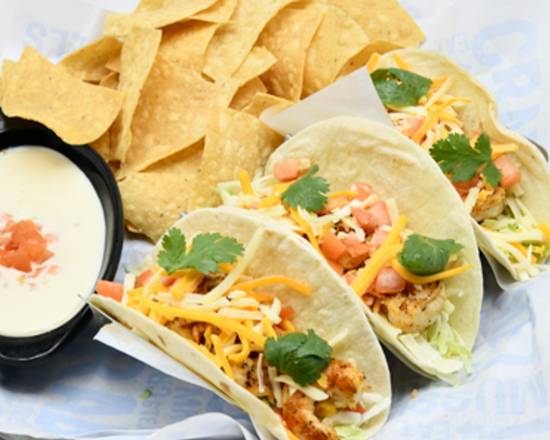 Order Blackened Shrimp Tacos food online from Joe's Crab Shack store, Galveston on bringmethat.com