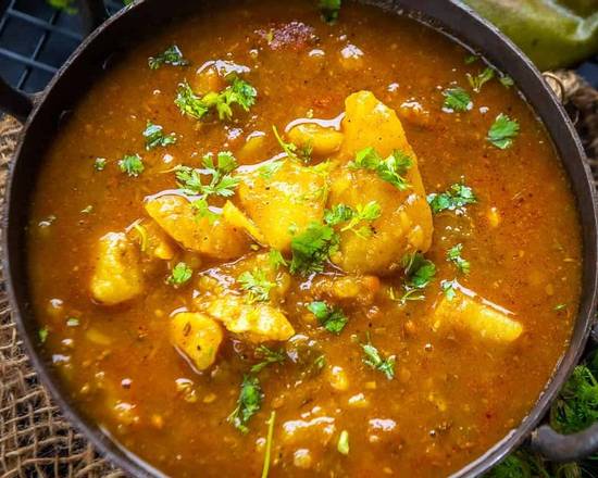 Order Aloo Sabzi with Rice food online from Curry In Hurry store, Austin on bringmethat.com