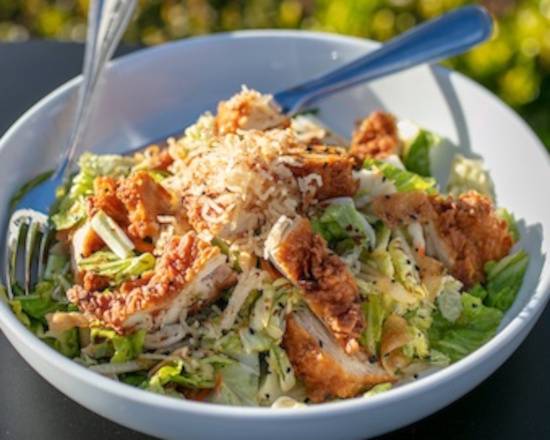 Order Crispy Asian Chicken Salad food online from Larder Gourmet Market + Eatery store, Metairie on bringmethat.com