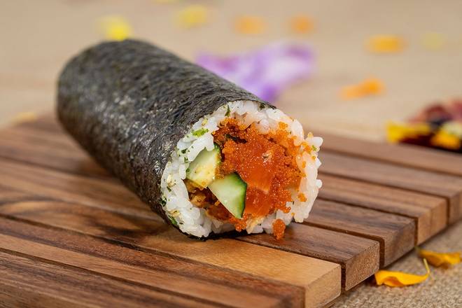Order Shoyu Salmon Hand Roll food online from Poke House store, Fremont on bringmethat.com