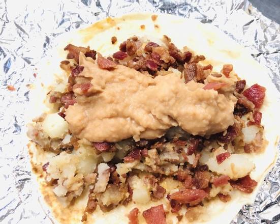 Order Potato, Bacon, & Bean food online from Donut Tacos Palace store, Austin on bringmethat.com
