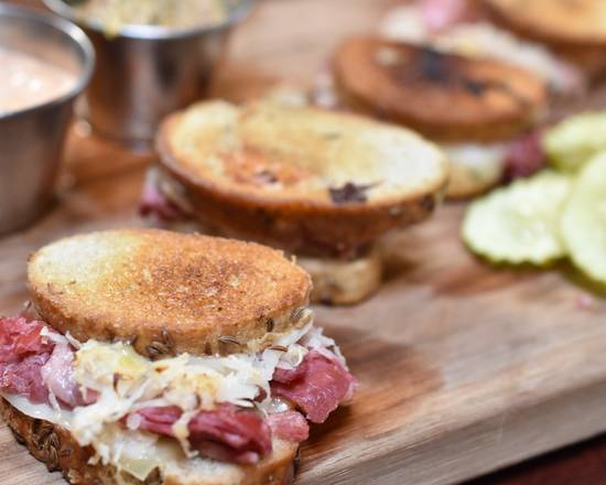 Order Mini Reubens food online from Post Office Cafe store, Babylon on bringmethat.com