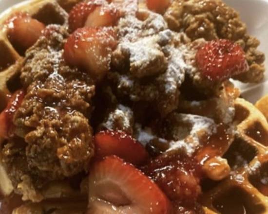 Order Jerk Chicken and Waffle  food online from Catered Delight Llc store, Casselberry on bringmethat.com