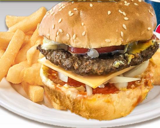 Order Cheese Burger food online from La Shawarma store, Los Angeles on bringmethat.com
