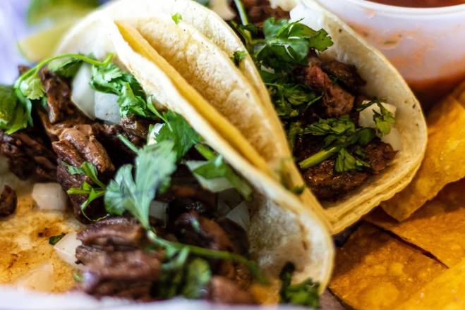 Order Carne Asada Taco food online from Mia Quesadillas store, Tucson on bringmethat.com