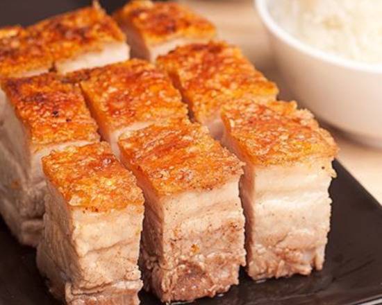 Order Roast Crispy Pork Per Pound food online from Hong Kong Alleys Kitchen store, Union Park on bringmethat.com