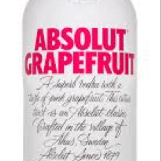 Order Absolut Grapefruit 750ml 40% ABV  food online from Princess Liquors store, Port Saint Lucie on bringmethat.com