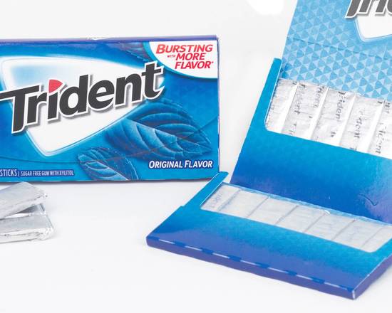 Order Trident Original Flavor Sugar Free Gum 14 Pieces food online from Trumbull Super Stop store, Trumbull on bringmethat.com
