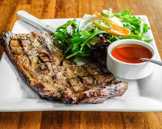 Order Grilled Marinated Pork(Moo yang) food online from Summer Summer Thai Eatery store, Emeryville on bringmethat.com