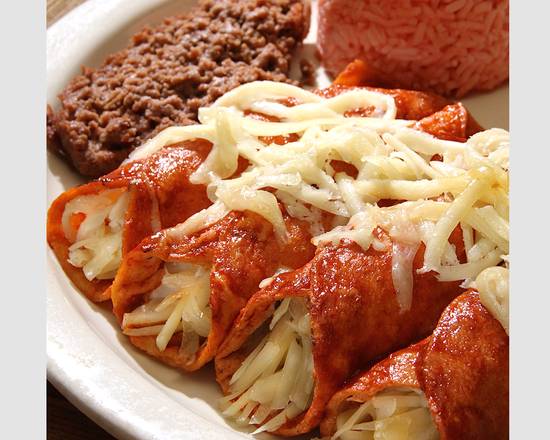 Order Red Enchiladas Family Packs food online from Chihua Restaurant & Bar store, El Paso on bringmethat.com