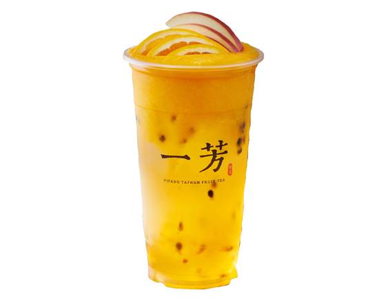 Order Sparkling Mango Fruit Tea / 芒果氣泡泡 food online from Yifang Taiwan Fruit Tea store, SF on bringmethat.com