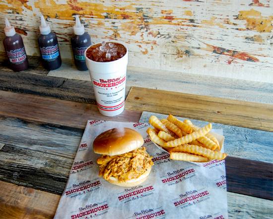 Order Pulled BBQ Chicken Sandwich Meal food online from Bar-b-Cutie store, Nashville on bringmethat.com