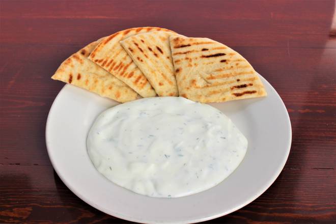 Order Tzatziki with Pita food online from Koko's Mediterranean Grille store, Chicago on bringmethat.com