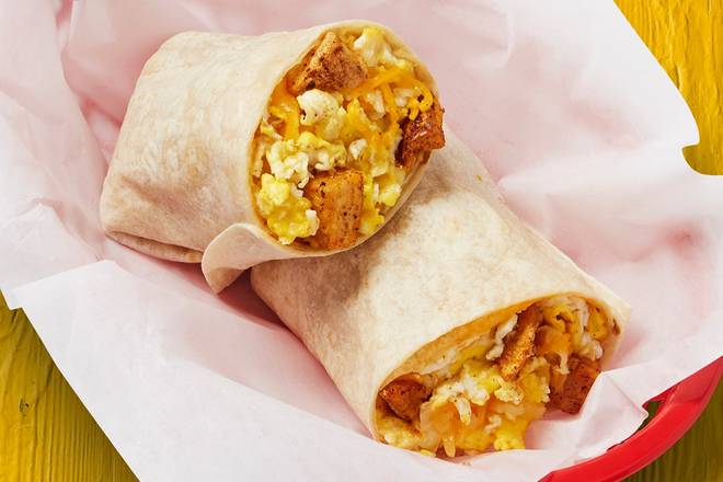 Order Potatoes, Egg, & Cheese Burrito food online from Fuzzy's Taco Shop store, Beaumont on bringmethat.com