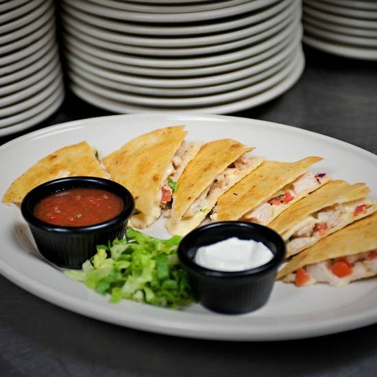 Order CHICKEN QUESADILLA food online from 54th Street Grill and Bar store, Saint Joseph on bringmethat.com