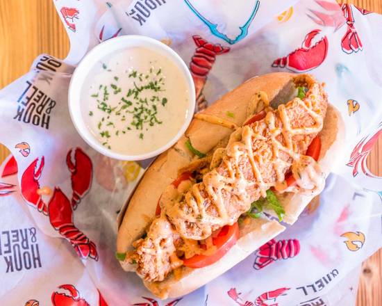 Flounder Po' Boy
