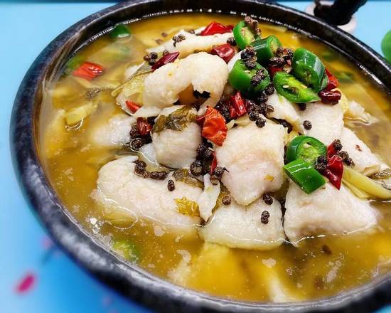 Order 蜀湘酸菜鱼️️️Special Fish fillet w/ sour cabbage soup food online from Fashion Wok store, Sunnyvale on bringmethat.com