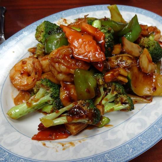 Order S21. Shrimp Szechuan Sauce food online from Excel Chinese Restaurant store, South Chesterfield on bringmethat.com