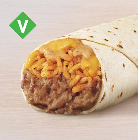 Order Cheesy Bean and Rice Burrito food online from Taco Bell store, College Station on bringmethat.com