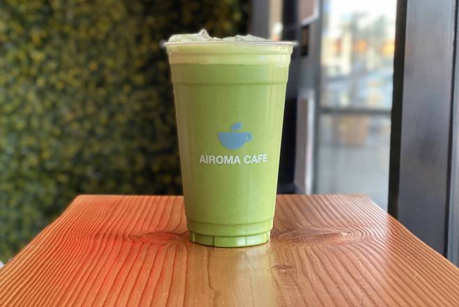 Order Matcha Soy Latte food online from Airoma Cafe store, Garden Grove on bringmethat.com